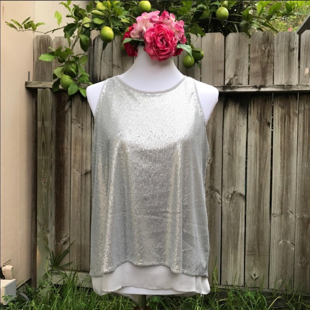 JLO sequined tank top